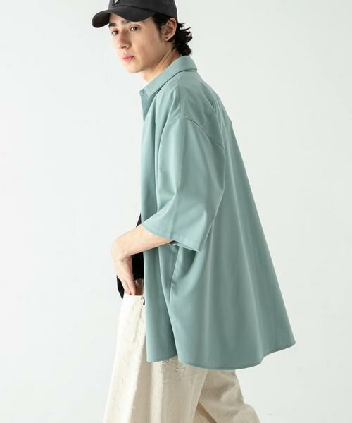 SENSE OF PLACE by URBAN RESEARCH / センスオブプレイス バイ アーバンリサーチ シャツ・ブラウス | 『ユニセックス』エクストラルーズシャツ(5分袖) | 詳細16