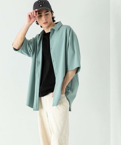 SENSE OF PLACE by URBAN RESEARCH / センスオブプレイス バイ アーバンリサーチ シャツ・ブラウス | 『ユニセックス』エクストラルーズシャツ(5分袖) | 詳細17