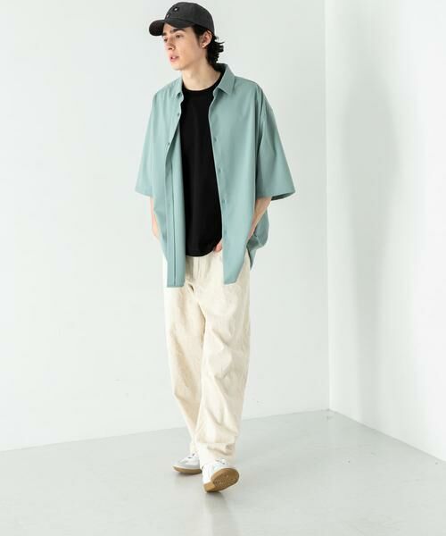 SENSE OF PLACE by URBAN RESEARCH / センスオブプレイス バイ アーバンリサーチ シャツ・ブラウス | 『ユニセックス』エクストラルーズシャツ(5分袖) | 詳細18