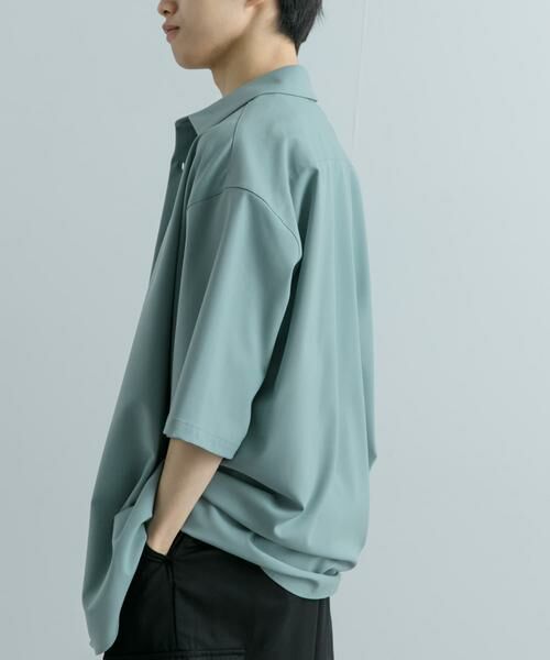 SENSE OF PLACE by URBAN RESEARCH / センスオブプレイス バイ アーバンリサーチ シャツ・ブラウス | 『ユニセックス』エクストラルーズシャツ(5分袖) | 詳細2