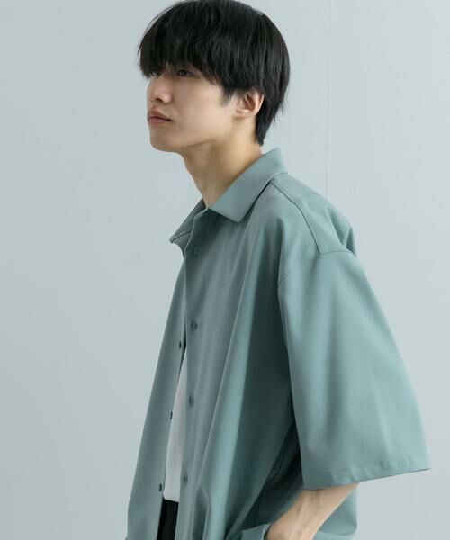 SENSE OF PLACE by URBAN RESEARCH / センスオブプレイス バイ アーバンリサーチ シャツ・ブラウス | 『ユニセックス』エクストラルーズシャツ(5分袖) | 詳細3