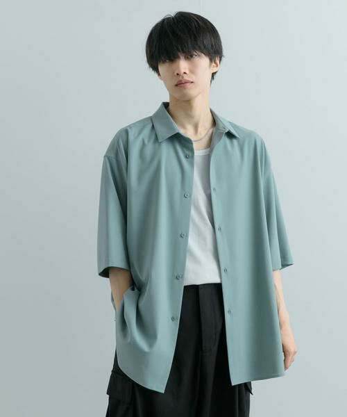 SENSE OF PLACE by URBAN RESEARCH / センスオブプレイス バイ アーバンリサーチ シャツ・ブラウス | 『ユニセックス』エクストラルーズシャツ(5分袖) | 詳細5