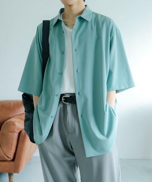 SENSE OF PLACE by URBAN RESEARCH / センスオブプレイス バイ アーバンリサーチ シャツ・ブラウス | 『ユニセックス』エクストラルーズシャツ(5分袖) | 詳細9