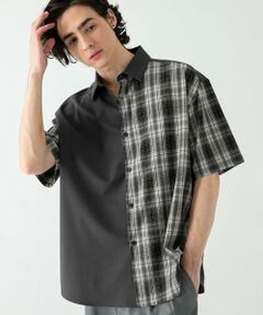 SENSE OF PLACE by URBAN RESEARCH / センスオブプレイス バイ アーバンリサーチ シャツ・ブラウス | チェックブロックドルーズシャツ(5分袖)