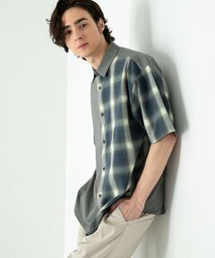 SENSE OF PLACE by URBAN RESEARCH / センスオブプレイス バイ アーバンリサーチ シャツ・ブラウス | チェックブロックドルーズシャツ(5分袖)