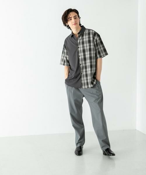 SENSE OF PLACE by URBAN RESEARCH / センスオブプレイス バイ アーバンリサーチ シャツ・ブラウス | チェックブロックドルーズシャツ(5分袖) | 詳細5