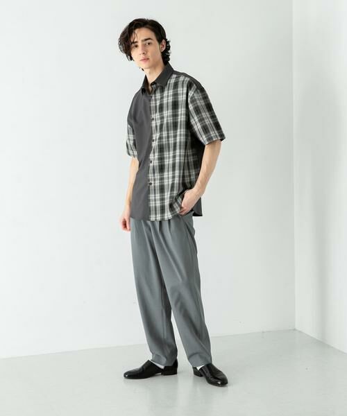 SENSE OF PLACE by URBAN RESEARCH / センスオブプレイス バイ アーバンリサーチ シャツ・ブラウス | チェックブロックドルーズシャツ(5分袖) | 詳細6