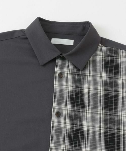 SENSE OF PLACE by URBAN RESEARCH / センスオブプレイス バイ アーバンリサーチ シャツ・ブラウス | チェックブロックドルーズシャツ(5分袖) | 詳細8