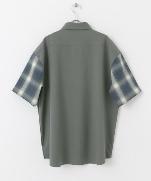 SENSE OF PLACE by URBAN RESEARCH / センスオブプレイス バイ アーバンリサーチ シャツ・ブラウス | チェックブロックドルーズシャツ(5分袖) | 詳細26