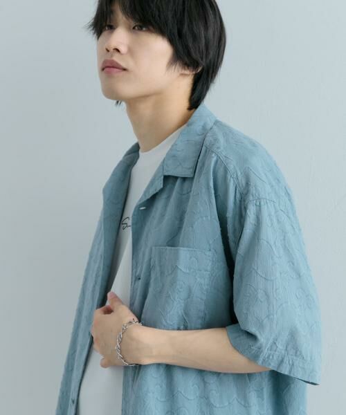 SENSE OF PLACE by URBAN RESEARCH / センスオブプレイス バイ アーバンリサーチ シャツ・ブラウス | ペイズリーオープンカラーシャツ(5分袖) | 詳細1