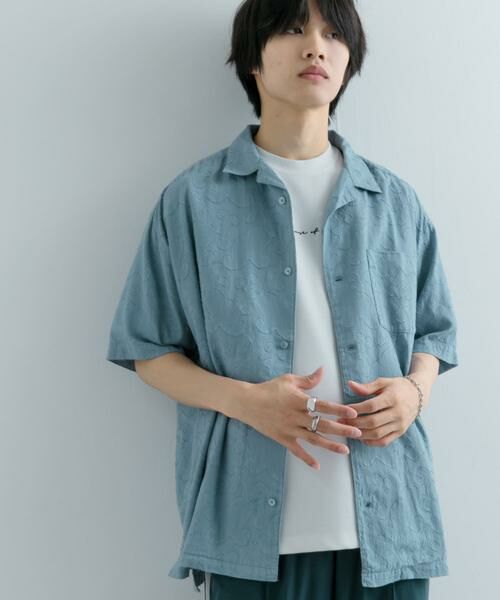 SENSE OF PLACE by URBAN RESEARCH / センスオブプレイス バイ アーバンリサーチ シャツ・ブラウス | ペイズリーオープンカラーシャツ(5分袖) | 詳細2