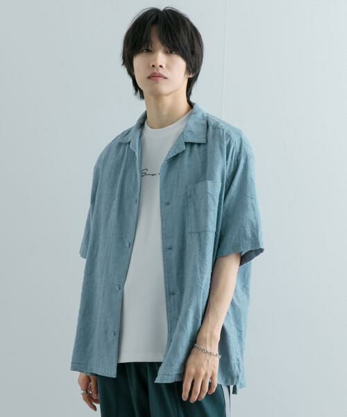 SENSE OF PLACE by URBAN RESEARCH / センスオブプレイス バイ アーバンリサーチ シャツ・ブラウス | ペイズリーオープンカラーシャツ(5分袖) | 詳細4