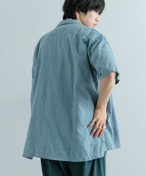 SENSE OF PLACE by URBAN RESEARCH / センスオブプレイス バイ アーバンリサーチ シャツ・ブラウス | ペイズリーオープンカラーシャツ(5分袖) | 詳細5