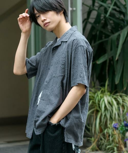 SENSE OF PLACE by URBAN RESEARCH / センスオブプレイス バイ アーバンリサーチ シャツ・ブラウス | ペイズリーオープンカラーシャツ(5分袖) | 詳細12