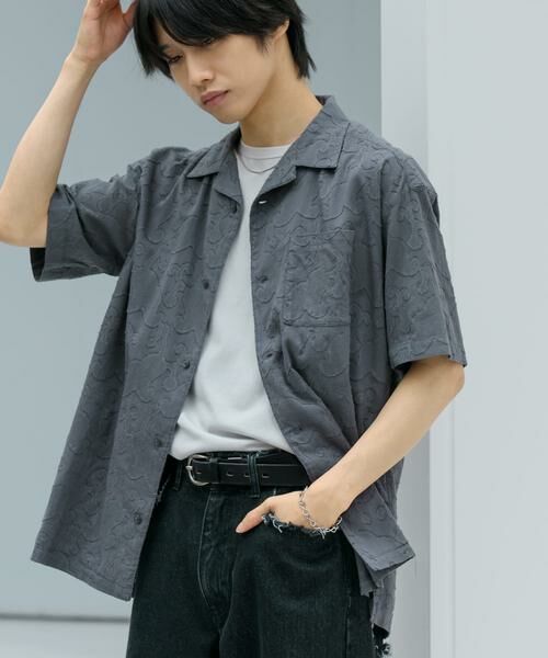 SENSE OF PLACE by URBAN RESEARCH / センスオブプレイス バイ アーバンリサーチ シャツ・ブラウス | ペイズリーオープンカラーシャツ(5分袖) | 詳細21