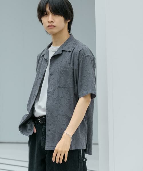 SENSE OF PLACE by URBAN RESEARCH / センスオブプレイス バイ アーバンリサーチ シャツ・ブラウス | ペイズリーオープンカラーシャツ(5分袖) | 詳細22