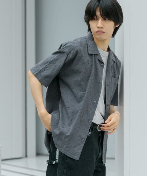 SENSE OF PLACE by URBAN RESEARCH / センスオブプレイス バイ アーバンリサーチ シャツ・ブラウス | ペイズリーオープンカラーシャツ(5分袖) | 詳細23