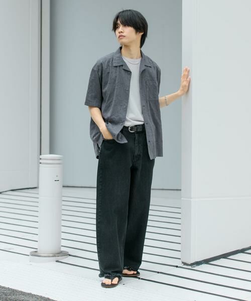 SENSE OF PLACE by URBAN RESEARCH / センスオブプレイス バイ アーバンリサーチ シャツ・ブラウス | ペイズリーオープンカラーシャツ(5分袖) | 詳細25