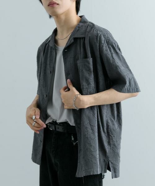 SENSE OF PLACE by URBAN RESEARCH / センスオブプレイス バイ アーバンリサーチ シャツ・ブラウス | ペイズリーオープンカラーシャツ(5分袖) | 詳細15