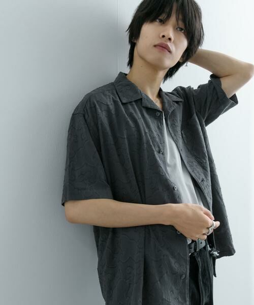 SENSE OF PLACE by URBAN RESEARCH / センスオブプレイス バイ アーバンリサーチ シャツ・ブラウス | ペイズリーオープンカラーシャツ(5分袖) | 詳細16