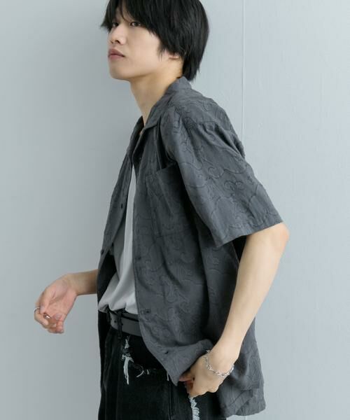 SENSE OF PLACE by URBAN RESEARCH / センスオブプレイス バイ アーバンリサーチ シャツ・ブラウス | ペイズリーオープンカラーシャツ(5分袖) | 詳細18