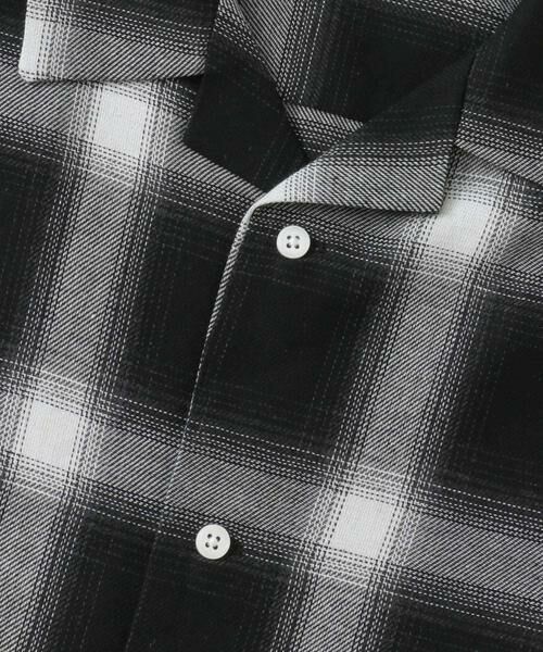 SENSE OF PLACE by URBAN RESEARCH / センスオブプレイス バイ アーバンリサーチ シャツ・ブラウス | 『Sサイズあり』『ユニセックス』オンブレチェックオープンカラーシャツ | 詳細7