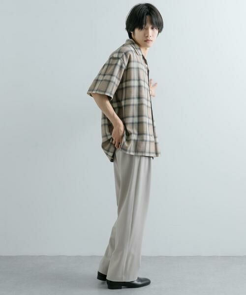 SENSE OF PLACE by URBAN RESEARCH / センスオブプレイス バイ アーバンリサーチ シャツ・ブラウス | 『Sサイズあり』『ユニセックス』オンブレチェックオープンカラーシャツ | 詳細26