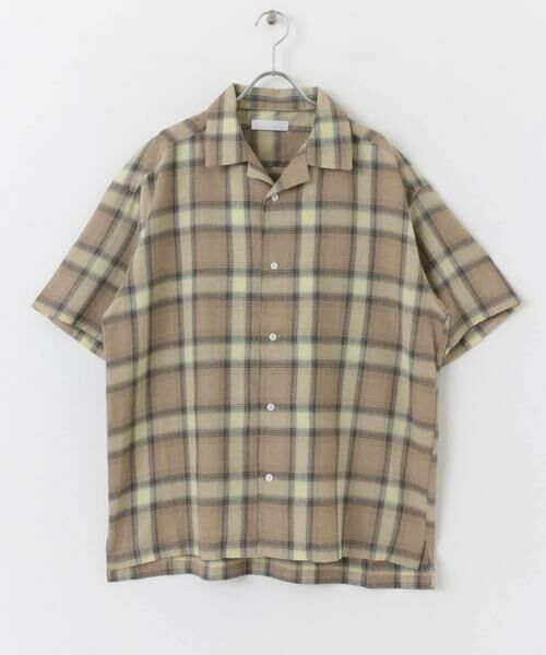 SENSE OF PLACE by URBAN RESEARCH / センスオブプレイス バイ アーバンリサーチ シャツ・ブラウス | 『Sサイズあり』『ユニセックス』オンブレチェックオープンカラーシャツ | 詳細30