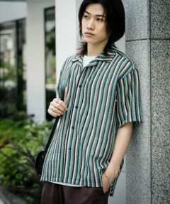 SENSE OF PLACE by URBAN RESEARCH / センスオブプレイス バイ アーバンリサーチ シャツ・ブラウス | 『ユニセックス』『洗濯可』アソートレースオープンカラーシャツ(5分袖)