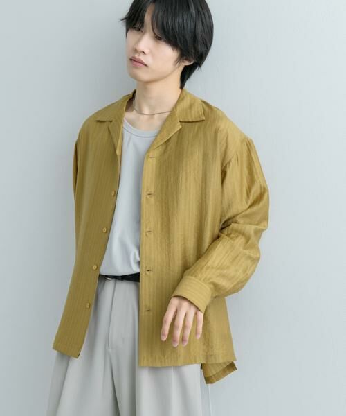 SENSE OF PLACE by URBAN RESEARCH / センスオブプレイス バイ アーバンリサーチ シャツ・ブラウス | シアーストライプオープンカラーシャツ | 詳細2