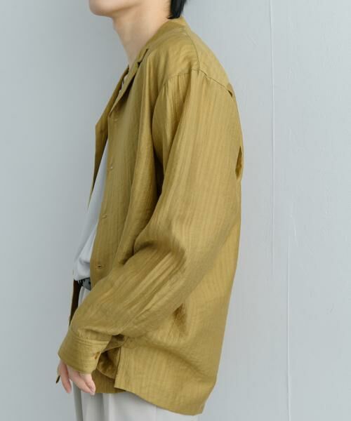 SENSE OF PLACE by URBAN RESEARCH / センスオブプレイス バイ アーバンリサーチ シャツ・ブラウス | シアーストライプオープンカラーシャツ | 詳細3