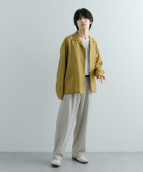 SENSE OF PLACE by URBAN RESEARCH / センスオブプレイス バイ アーバンリサーチ シャツ・ブラウス | シアーストライプオープンカラーシャツ | 詳細5