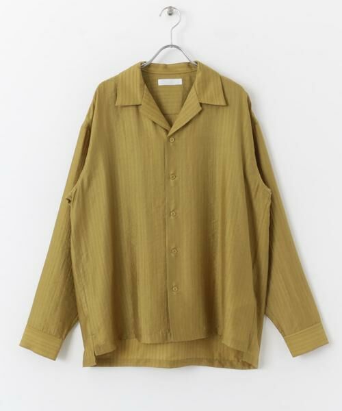 SENSE OF PLACE by URBAN RESEARCH / センスオブプレイス バイ アーバンリサーチ シャツ・ブラウス | シアーストライプオープンカラーシャツ | 詳細8