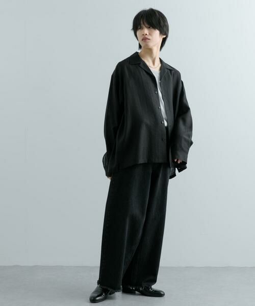 SENSE OF PLACE by URBAN RESEARCH / センスオブプレイス バイ アーバンリサーチ シャツ・ブラウス | シアーストライプオープンカラーシャツ | 詳細19