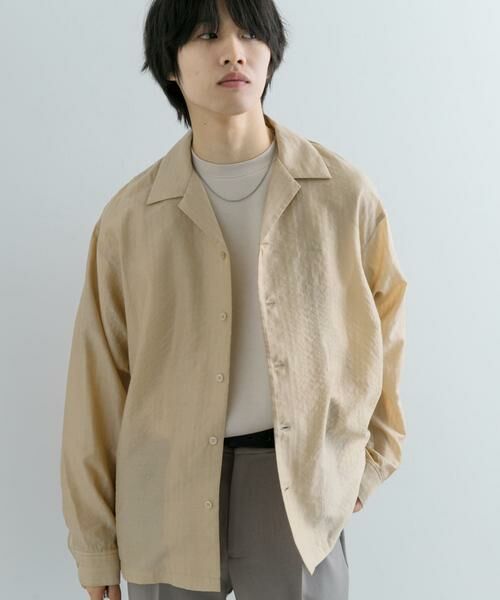 SENSE OF PLACE by URBAN RESEARCH / センスオブプレイス バイ アーバンリサーチ シャツ・ブラウス | シアーストライプオープンカラーシャツ | 詳細22