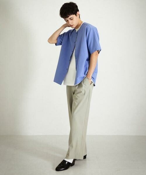 SENSE OF PLACE by URBAN RESEARCH / センスオブプレイス バイ アーバンリサーチ シャツ・ブラウス | ノーカラーシャツ(5分袖) | 詳細3