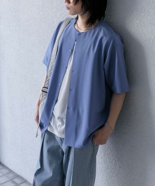 SENSE OF PLACE by URBAN RESEARCH / センスオブプレイス バイ アーバンリサーチ シャツ・ブラウス | ノーカラーシャツ(5分袖) | 詳細6