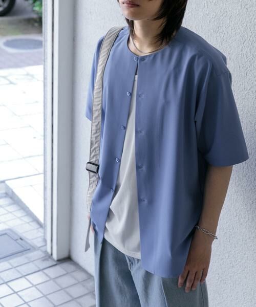SENSE OF PLACE by URBAN RESEARCH / センスオブプレイス バイ アーバンリサーチ シャツ・ブラウス | ノーカラーシャツ(5分袖) | 詳細7