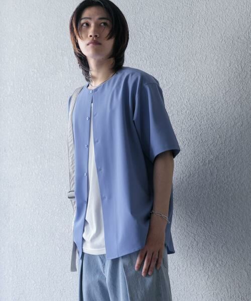 SENSE OF PLACE by URBAN RESEARCH / センスオブプレイス バイ アーバンリサーチ シャツ・ブラウス | ノーカラーシャツ(5分袖) | 詳細9