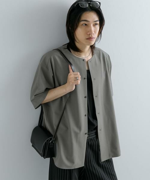 SENSE OF PLACE by URBAN RESEARCH / センスオブプレイス バイ アーバンリサーチ シャツ・ブラウス | ノーカラーシャツ(5分袖) | 詳細22