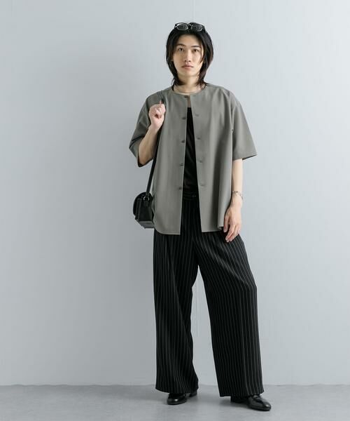 SENSE OF PLACE by URBAN RESEARCH / センスオブプレイス バイ アーバンリサーチ シャツ・ブラウス | ノーカラーシャツ(5分袖) | 詳細24