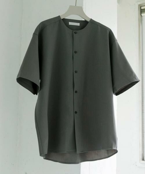 SENSE OF PLACE by URBAN RESEARCH / センスオブプレイス バイ アーバンリサーチ シャツ・ブラウス | ノーカラーシャツ(5分袖) | 詳細25