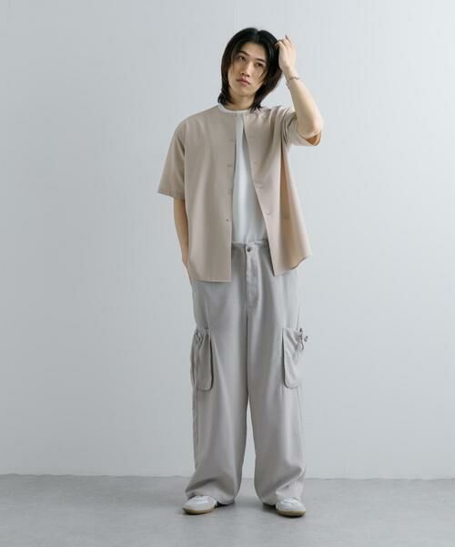 SENSE OF PLACE by URBAN RESEARCH / センスオブプレイス バイ アーバンリサーチ シャツ・ブラウス | ノーカラーシャツ(5分袖) | 詳細30