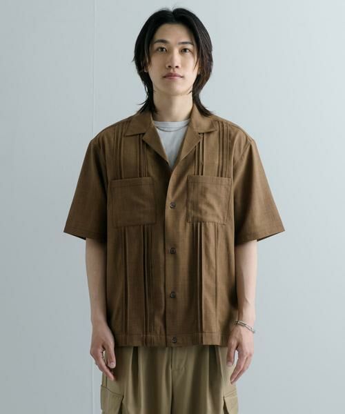 SENSE OF PLACE by URBAN RESEARCH / センスオブプレイス バイ アーバンリサーチ シャツ・ブラウス | 『セットアップ対応』 『UR TECH DRYLUXE』リネンライクキューバシャツ | 詳細7