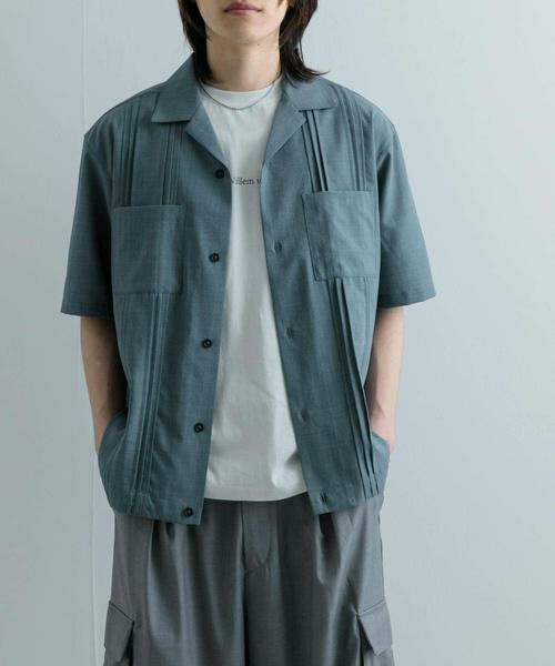 SENSE OF PLACE by URBAN RESEARCH / センスオブプレイス バイ アーバンリサーチ シャツ・ブラウス | 『セットアップ対応』 『UR TECH DRYLUXE』リネンライクキューバシャツ | 詳細12