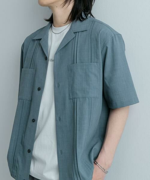 SENSE OF PLACE by URBAN RESEARCH / センスオブプレイス バイ アーバンリサーチ シャツ・ブラウス | 『セットアップ対応』 『UR TECH DRYLUXE』リネンライクキューバシャツ | 詳細13
