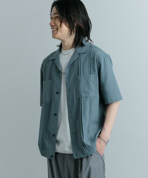 SENSE OF PLACE by URBAN RESEARCH / センスオブプレイス バイ アーバンリサーチ シャツ・ブラウス | 『セットアップ対応』 『UR TECH DRYLUXE』リネンライクキューバシャツ | 詳細16