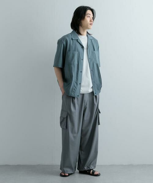 SENSE OF PLACE by URBAN RESEARCH / センスオブプレイス バイ アーバンリサーチ シャツ・ブラウス | 『セットアップ対応』 『UR TECH DRYLUXE』リネンライクキューバシャツ | 詳細17