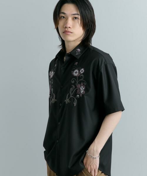 SENSE OF PLACE by URBAN RESEARCH / センスオブプレイス バイ アーバンリサーチ シャツ・ブラウス | ボタニカルシシュウシャツ(5分袖) | 詳細21