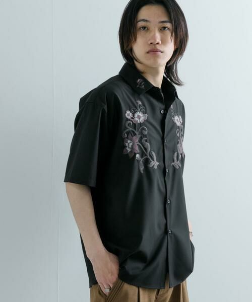 SENSE OF PLACE by URBAN RESEARCH / センスオブプレイス バイ アーバンリサーチ シャツ・ブラウス | ボタニカルシシュウシャツ(5分袖) | 詳細22